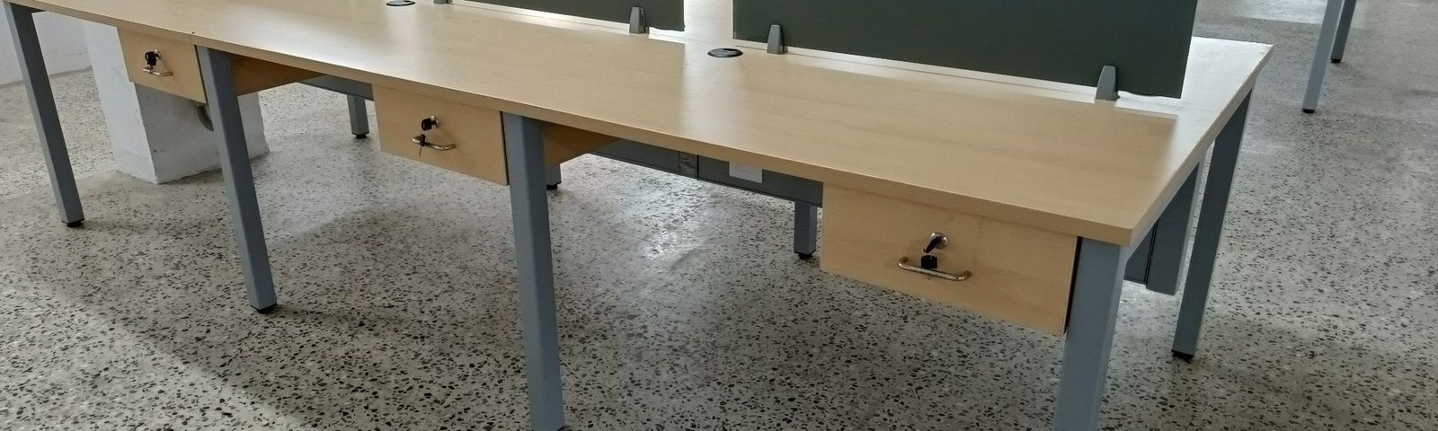 3 seater small desks