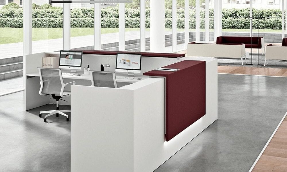 L- shape Workstation