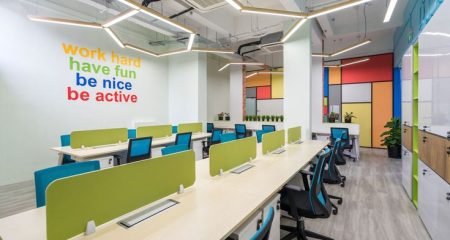Modular workstation furniture fusion