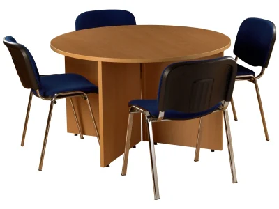 Rounded meetinf table