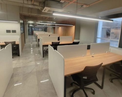 Wooden Office Workstation-Furniture Fusion