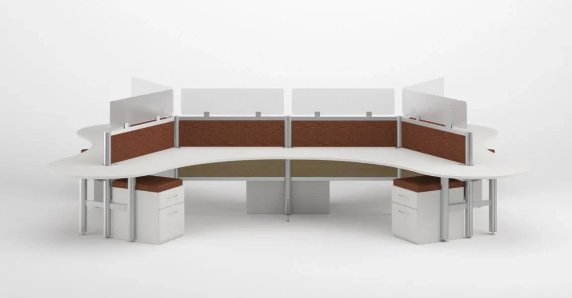 curvy linear workstation curvy linear workstation