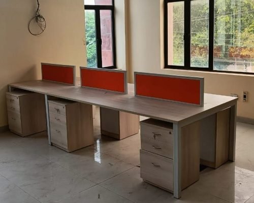 straight-office-partition-workstation-Furniture Fusion